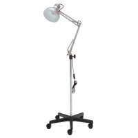 Lustre para exploração médica: Com foco orientable de 100W e peana de PVC